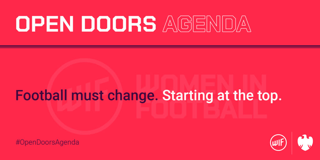 SUPPORT OUR ‘OPEN DOORS AGENDA’ AND CALL TO MAKE FOOTBALL FULLY GENDER-INCLUSIVE